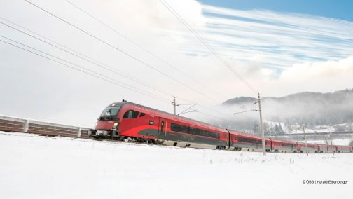 ÖBB Railjet Winter im SalzburgerLand.